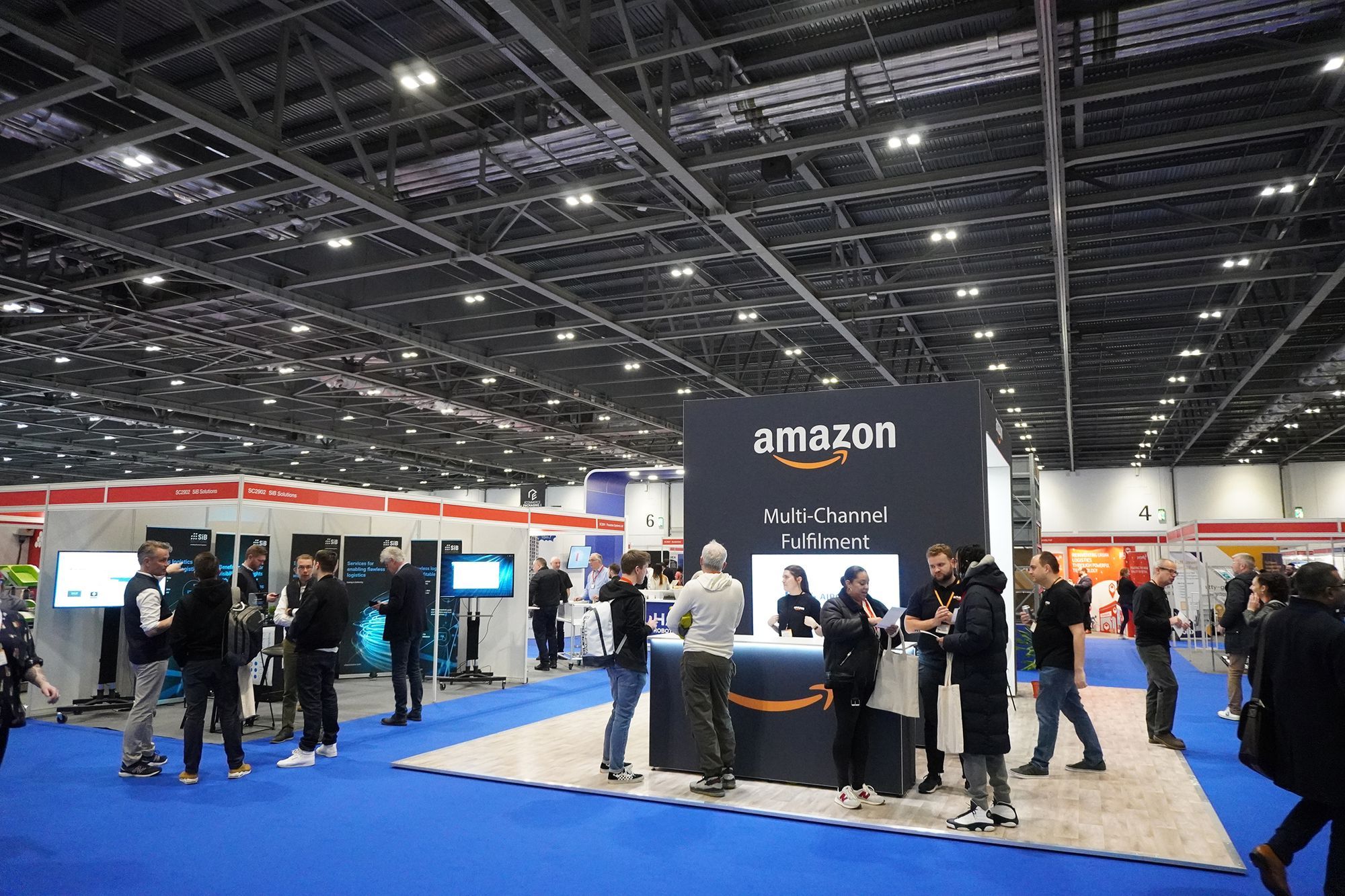 Amazon's booth at the Smart Retail Tech Expo