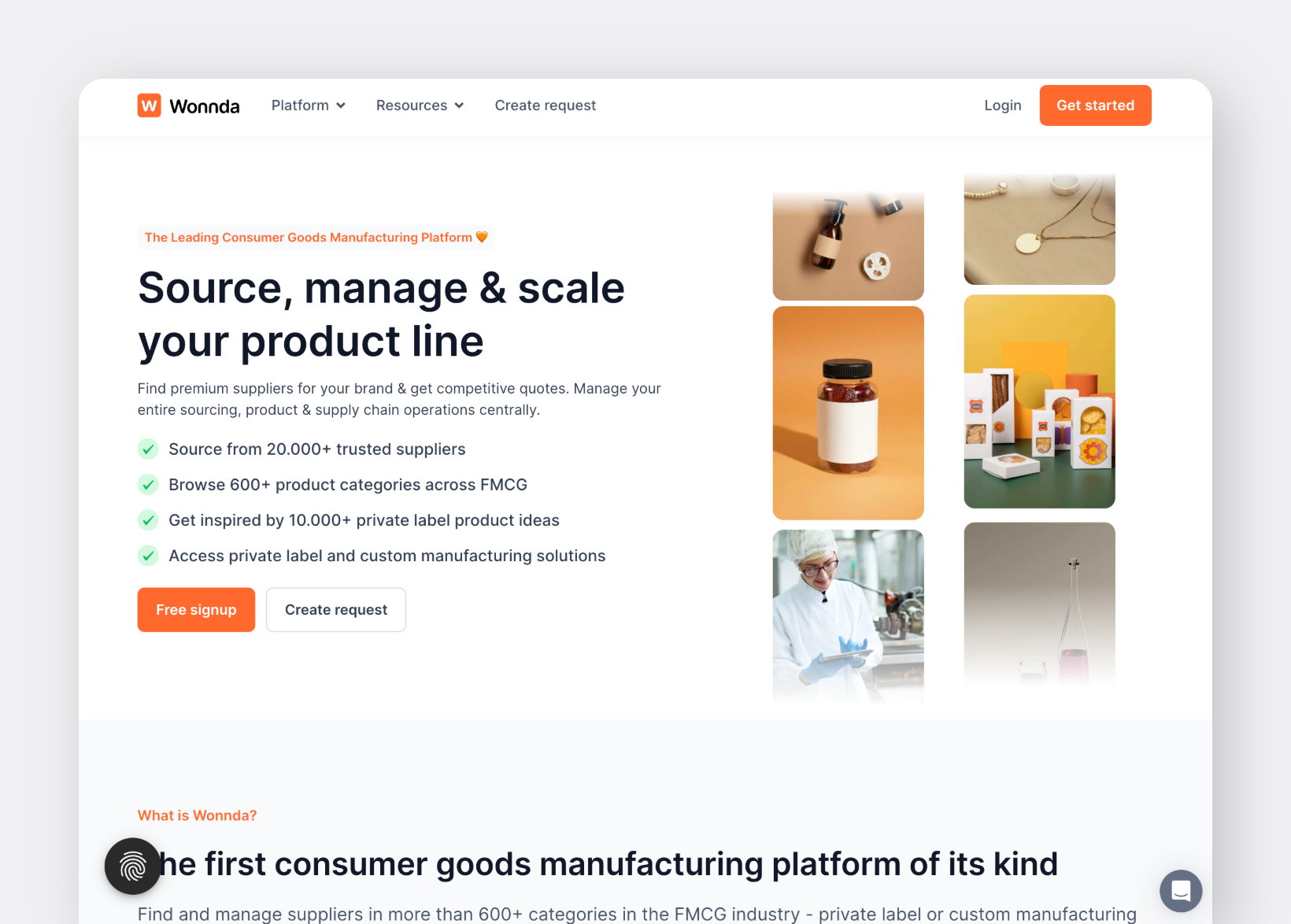 Wonnda connects businesses with trusted manufacturers, making private and white labeling easier for brands looking to launch and scale their product lines.