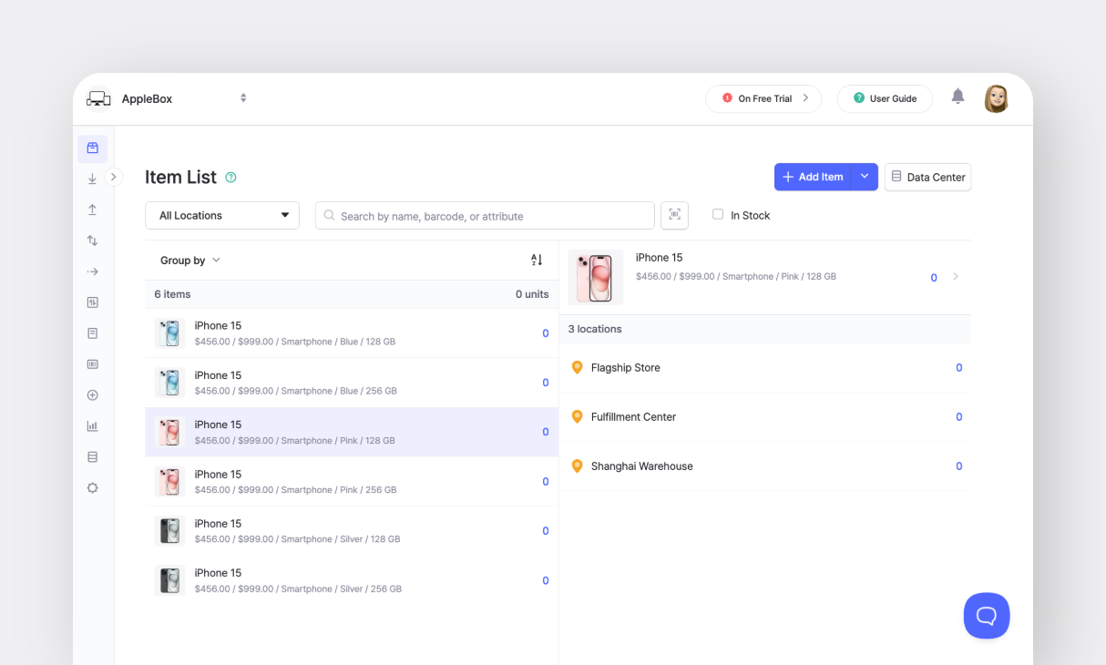 A Simple Way to Organize Inventory Options with BoxHero’s Item Variants
