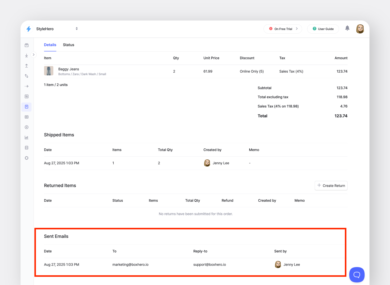 New BoxHero Web Features: August Update