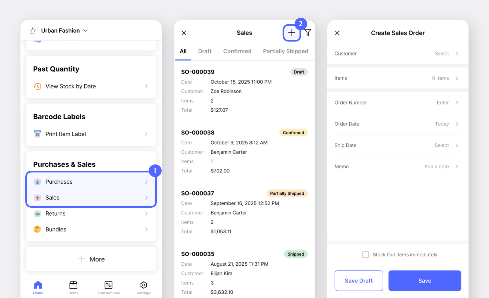 Manage Purchases and Sales on Mobile (Now Fully Supported)