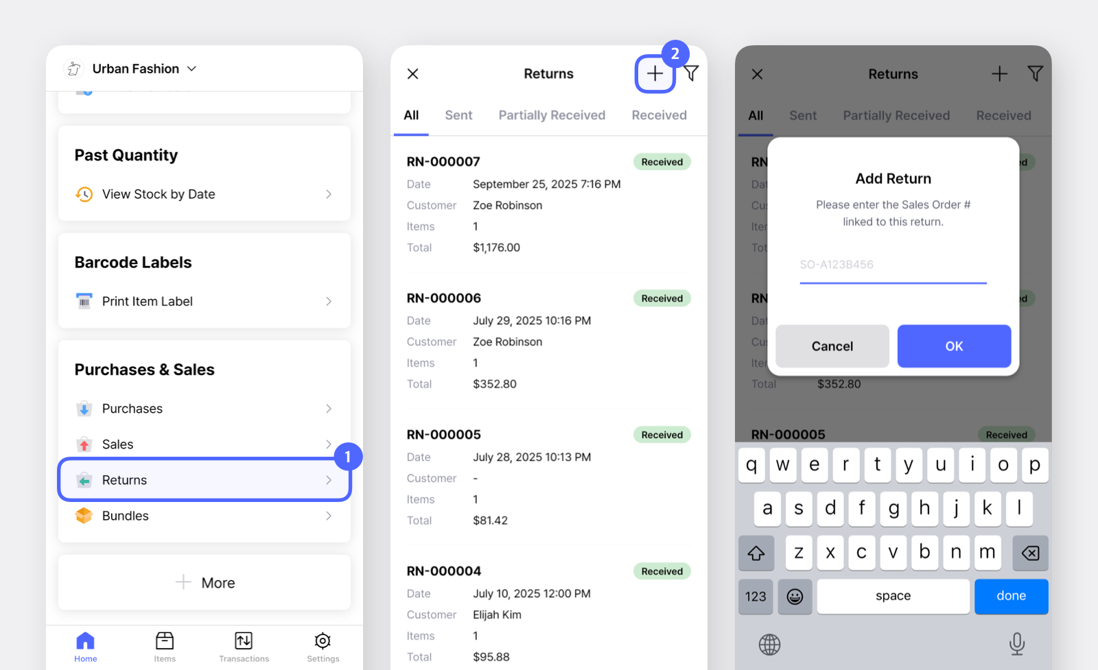 Manage Purchases and Sales on Mobile (Now Fully Supported)