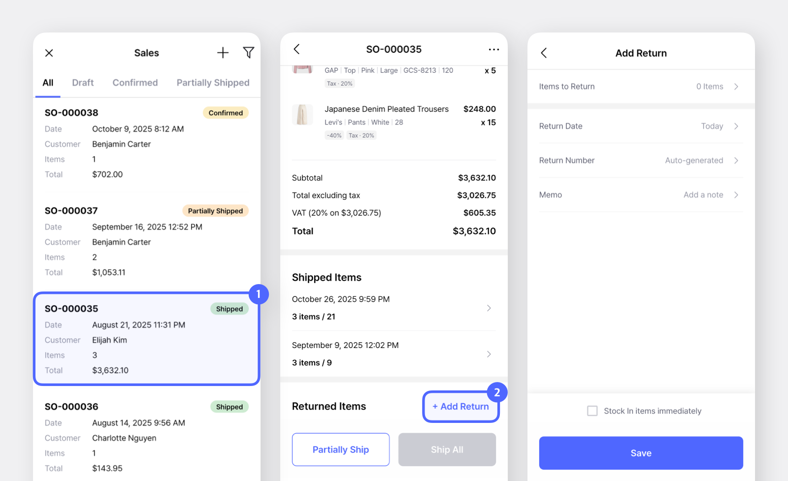 Manage Purchases and Sales on Mobile (Now Fully Supported)