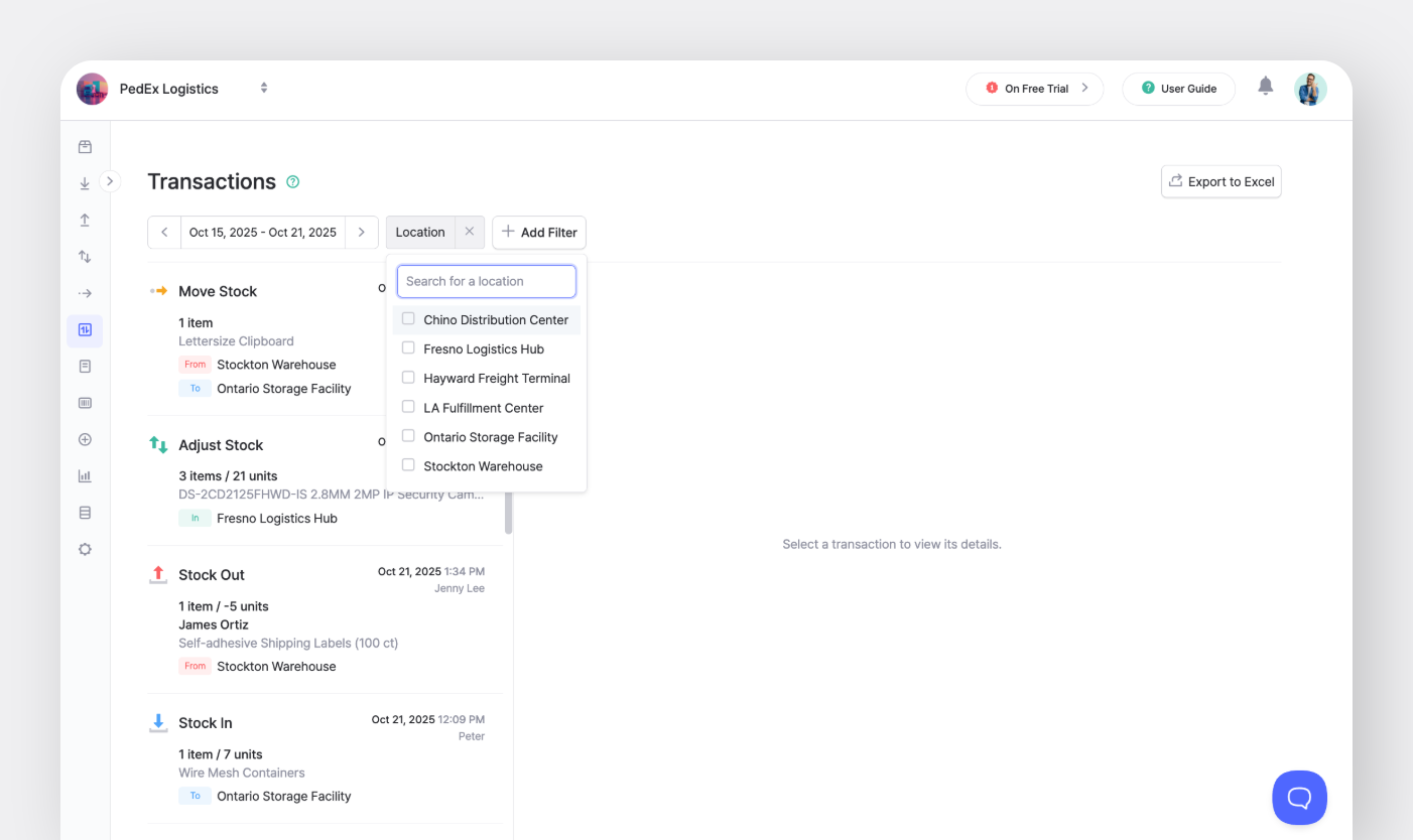 Inventory Transactions at a Glance: In, Out, Adjust, Move