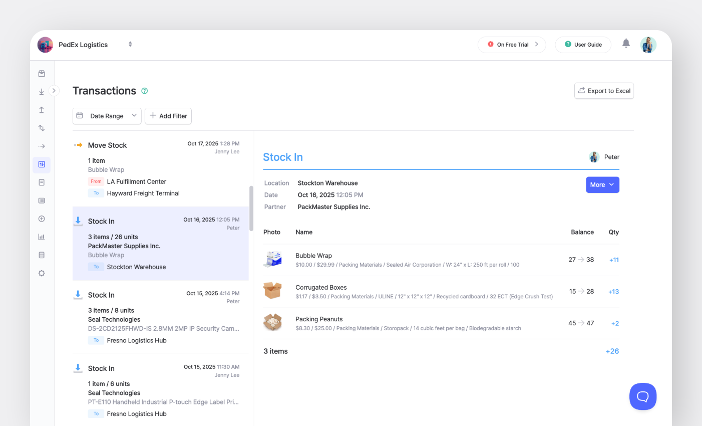Inventory Transactions at a Glance: In, Out, Adjust, Move