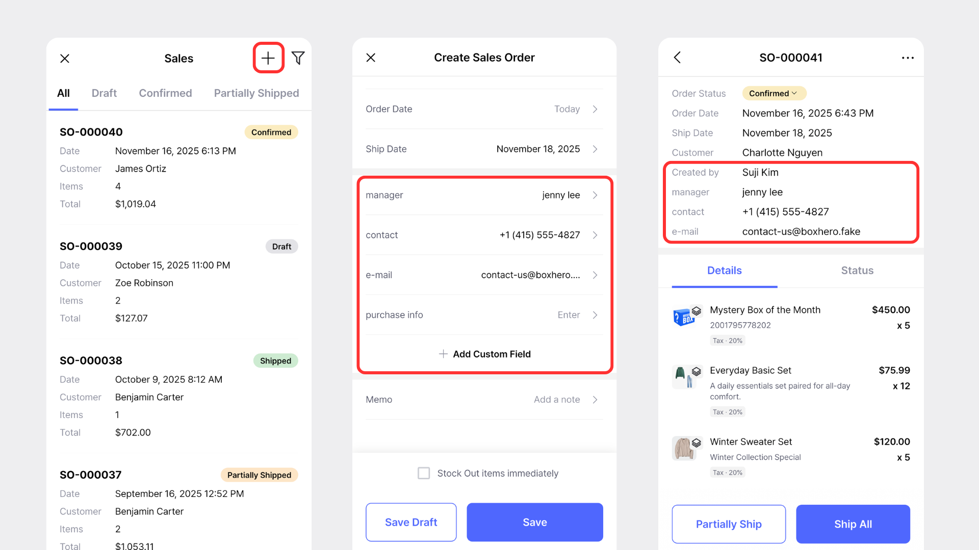 Using Custom Fields on mobile