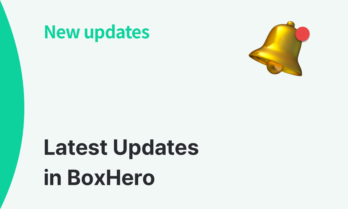 New BoxHero Web Features: August Update